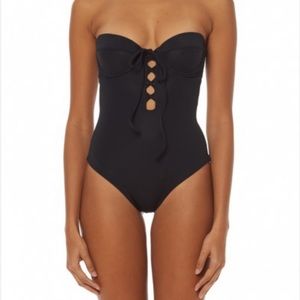 MARA HOFFMAN  Strapless Lattice Underwire NWT